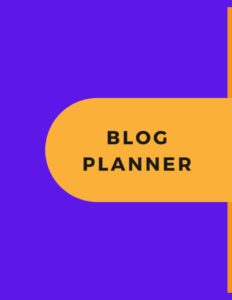 Blog Planner