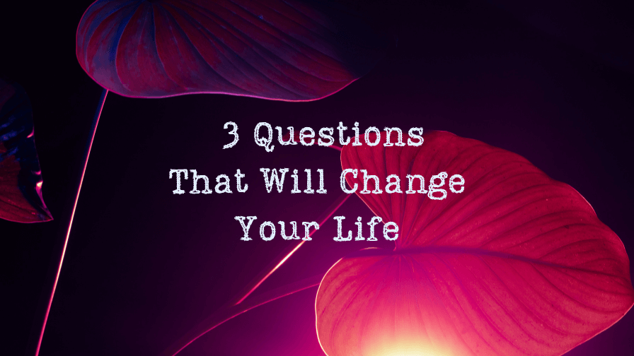 3 Questions That Will Change Your Life
