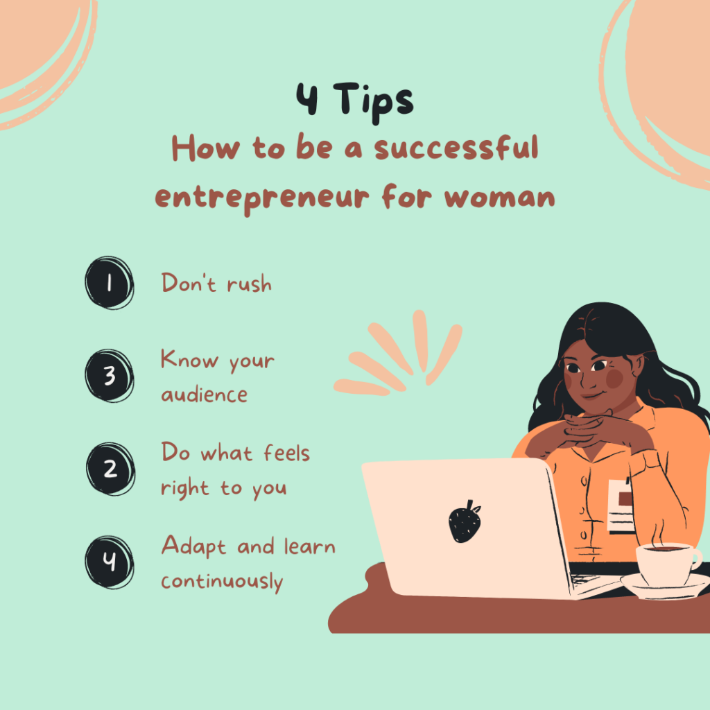 How to be a successful entrepreneur for woman